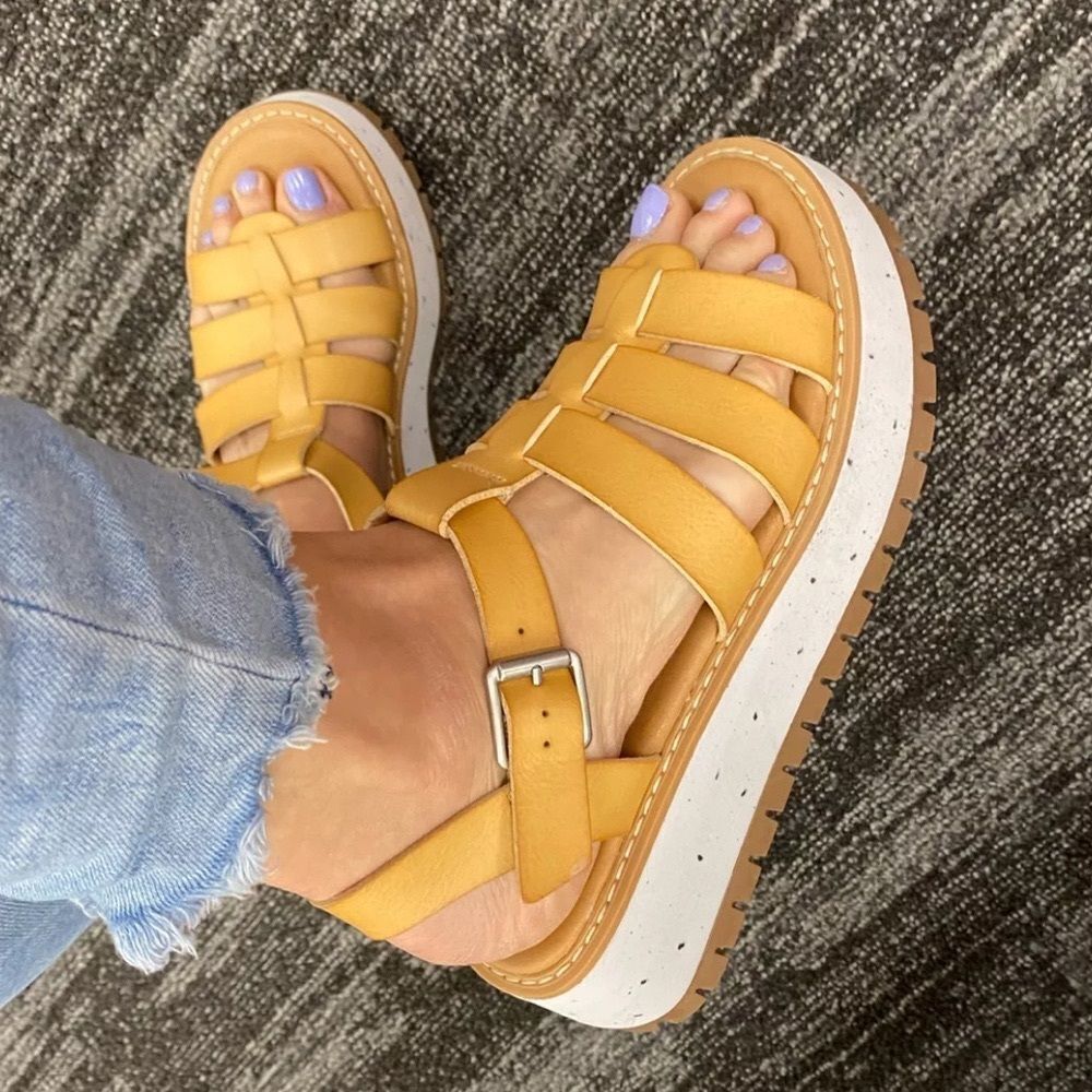 Target sandals Justine platform fisherman sandals  #17